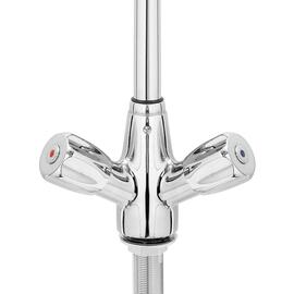 two handle mixer with dish spray 26L-1801B 1/2" outreach 400 mm discharge height 250 mm  H 1050 mm product photo  S