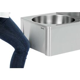 hand wash sink W10-KB Plus for wall mounting cladded • knee operated | 400 mm x 404 mm H 577 mm product photo  S