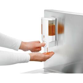 hand wash sink W10-KB Plus for wall mounting cladded • knee operated | 400 mm x 404 mm H 577 mm product photo  S