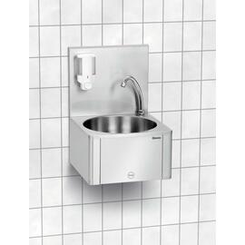 hand wash sink W10-KB Plus for wall mounting cladded • knee operated | 400 mm x 404 mm H 577 mm product photo