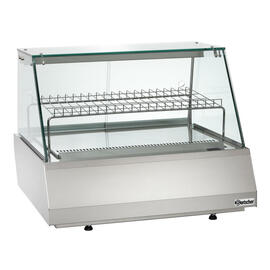 cold counter 110 ltr 230 volts | front glass shape straight | 1 grid shelf product photo  S