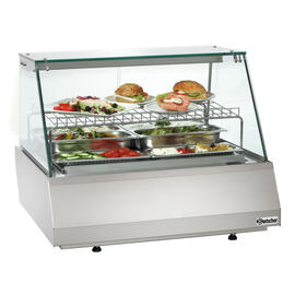 cold counter 110 ltr 230 volts | front glass shape straight | 1 grid shelf product photo