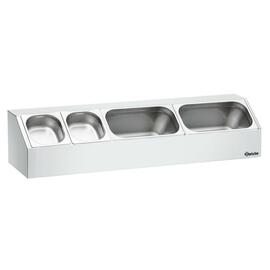 GN container top shelf 6 compartments 980 mm  B 250 mm product photo