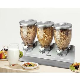 cereal dispenser 3 x 3.5 ltr  L 540 mm  H 395 mm product photo  S