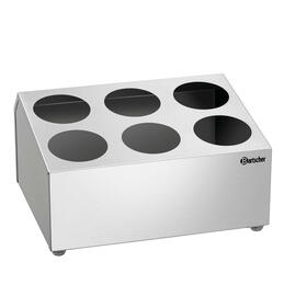 cutlery container 6 compartments  L 380 mm  H 204 mm product photo