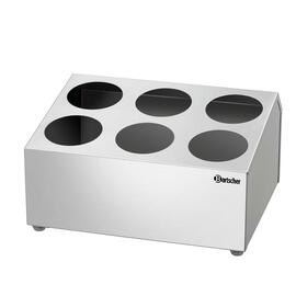 cutlery container 6 compartments  L 380 mm  H 204 mm product photo  S