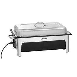 electric chafing dish GN 1/1 removable lid 230 volts 2200 watts  L 636 mm  H 287 mm product photo  S