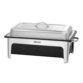 electric chafing dish GN 1/1 removable lid 230 volts 2200 watts  L 636 mm  H 287 mm product photo  S