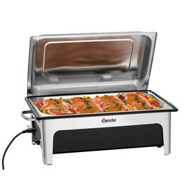 electric chafing dish GN 1/1 removable lid 230 volts 2200 watts  L 636 mm  H 287 mm product photo