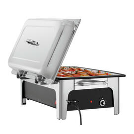 electric chafing dish GN 1/1 removable lid 230 volts 2200 watts  L 636 mm  H 287 mm product photo  S