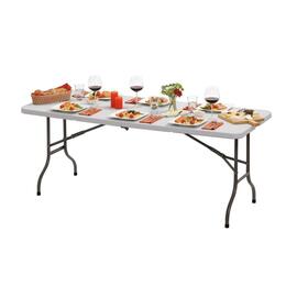 folding table white  L 1830 mm  x 760 mm product photo