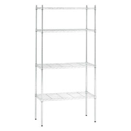 storage shelf chromed | 910 mm x 460 mm H 1825 mm | self-assembly product photo  S