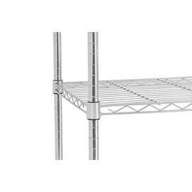 storage shelf chromed | 910 mm x 460 mm H 1825 mm | self-assembly product photo  S