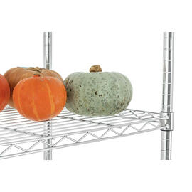storage shelf chromed | 910 mm x 460 mm H 1825 mm | self-assembly product photo  S