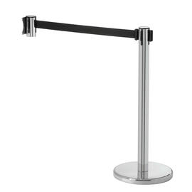 shut-off column 1800 stainless steel | webbing colour black barrier length 1.8 m product photo  S