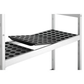 rack system Kit 1 plastic aluminium 960 mm 360 mm  H 1800 mm 4 grid shelf (shelves) shelf load 165 kg bay load 600 kg product photo  S