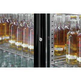 bar fridge 270L black | static cooling product photo  S