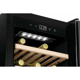 wine refrigerator 2Z 38 FL black  | glass door product photo  S