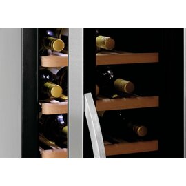 wine refrigerator 2Z 38 FL black  | glass door product photo  S