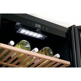 wine refrigerator 2Z 40 FL black  | glass door product photo  S