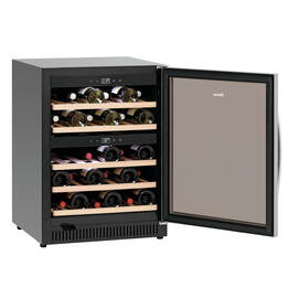 wine refrigerator 2Z 40 FL black  | glass door product photo  S
