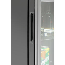 glass door refrigerator 46 black | compressor cooling product photo  S