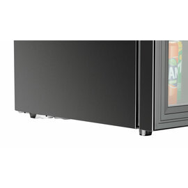 glass door refrigerator 46 black | compressor cooling product photo  S
