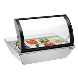 refrigerated display cabinet 67L incl. 8 containers GN 1/6 | 3 bars product photo  S