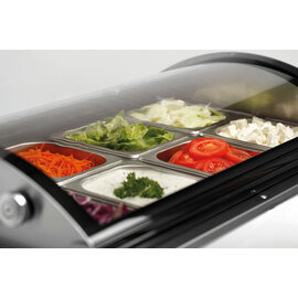 refrigerated display cabinet 67L incl. 8 containers GN 1/6 | 3 bars product photo  S