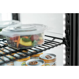 refrigerated mini vitrine 58L-SW black product photo  S