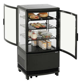 refrigerated mini vitrine 58L-SW black product photo