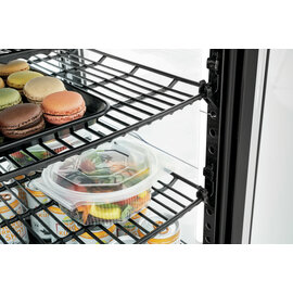 refrigerated mini vitrine 58L-SW black product photo  S
