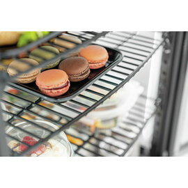 refrigerated mini vitrine 75L2T black product photo  S