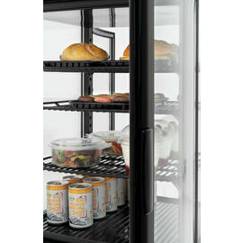 refrigerated mini vitrine 75L2T black product photo  S
