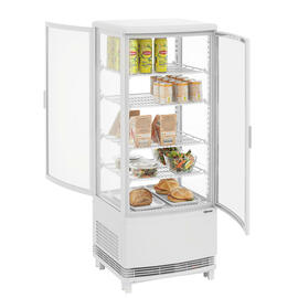 refrigerated mini vitrine 98L2T white product photo  S
