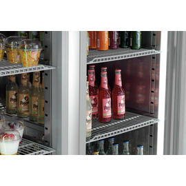 glass door refrigerator 1400 GN210 | 922.0 ltr silver | convection cooling product photo  S