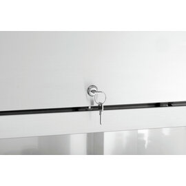 glass door refrigerator 1400 GN210 | 922.0 ltr silver | convection cooling product photo  S