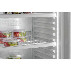 glass doored refrigerator 360L white | glass wing door | static cooling product photo  S