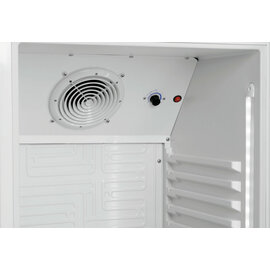 glass doored refrigerator 360L white | glass wing door | static cooling product photo  S