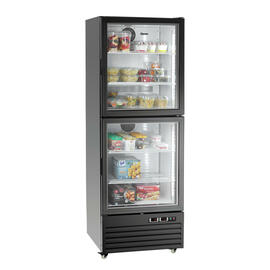 fridge-freezer 430L black | convection cooling product photo