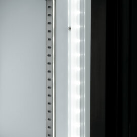 fridge-freezer 430L black | convection cooling product photo  S