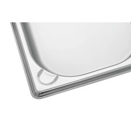 GN container BASIC LINE GN 1/4 H 20 mm stainless steel silky-matt product photo  S