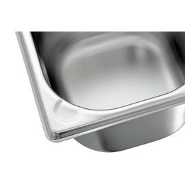 GN container GN 1/6  x 100 mm BASIC LINE stainless steel product photo  S