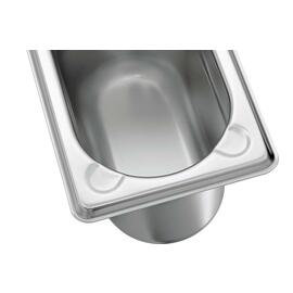 GN container BASIC LINE GN 1/9 H 100 mm stainless steel silky-matt product photo  S