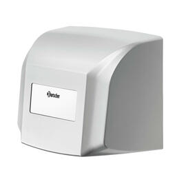 hand dryer IS 31LS-W for wall mounting 250 mm  x 168 mm  H 242 mm product photo  S