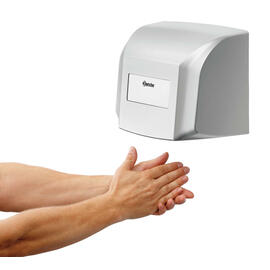 hand dryer IS 31LS-W for wall mounting 250 mm  x 168 mm  H 242 mm product photo  S