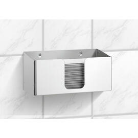 paper towel dispenser ILZF20 stainless steel 270 mm x 130 mm H 130 mm product photo  S