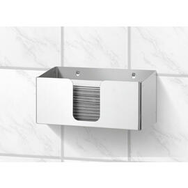 paper towel dispenser ILZF20 stainless steel 270 mm x 130 mm H 130 mm product photo  S