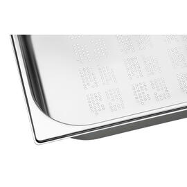 gastronorm container GN 1/1 x 60 mm | stainless steel TOP LINE | base and sides perforated product photo  S