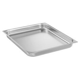 baking sheet GN 2/1 gastronorm stainless steel reinforced rim  L 650 mm  B 530 mm  H 65 mm product photo